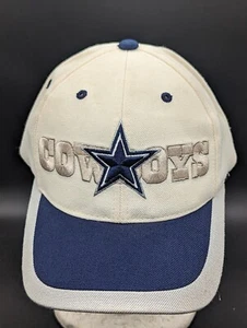 Vintage Dallas Cowboys Hut verstellbar blau Sterne bestickt Riemen Spruch 90er - Bild 1 von 7