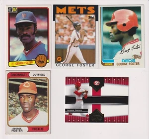 FÜNF KARTEN GEORGE FOSTER LOT - CINCINNATI REDS - Bild 1 von 1