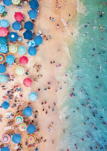 Buffalo Games BLANC Series: Day at the Beach, Mexico 500 Piece Jigsaw Puzzle - Picture 1 of 2