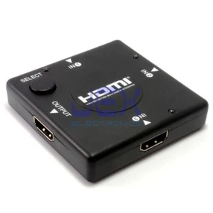 3-Way HDMI Audio Video Selector Switcher Switch Box PC Laptop xbox to Projector - Picture 1 of 1