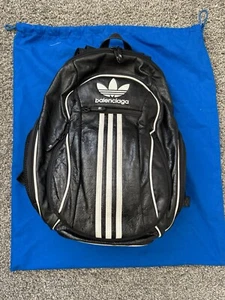 Balenciaga Adidas Lambskin Leather Backpack - Picture 1 of 8