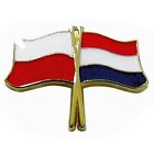 Flag of Poland and Netherlands - pin