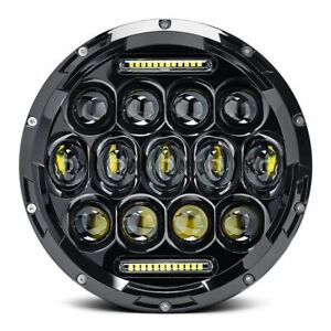 7'' inch 105W Round LED Headlight Hi-Lo Beam Bulb For Jeep Wrangler JK TJ LJ CJ