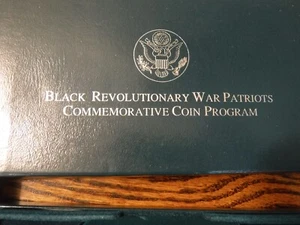 1998-S Black Revolutionary War Patriots Commemorative Dollar ~ Original package - Picture 1 of 6