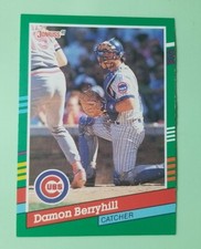 1991 Donruss Baseball Card #631 Damon Berryhill - Chicago Cubs 