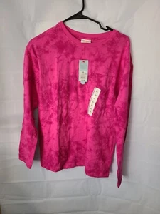 Kids' Long Sleeve T-Shirt - Cat & Jack DarkPink Size XL - Picture 1 of 3
