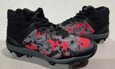 Формованные бутсы Boombah красные серые мужские размер 7,5 - Изображение 1 из 4