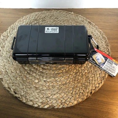 New Pelican 1060 Solid Black Micro Case Travel Protection - Image 1 of 4