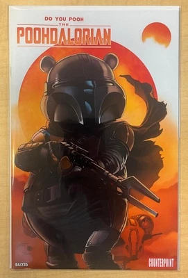 Do You Pooh The Mandalorian JG Jones Variant Homage by Marat Mychaels Star Wars - Image 1 of 2