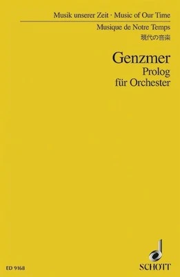 Prolog GeWV 109 Harald Genzmer Studyscore Orchestra Schott Music - Image 1 of 4