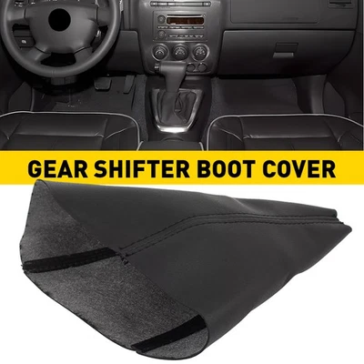 1x Capa de Mudança de Bota de Couro Preto para Conjunto 2005-2011 Hummer H3 Automática - Imagem 1 de 4