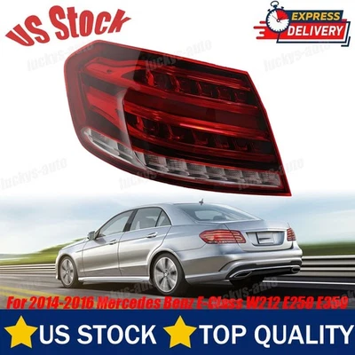 Left Rear Outer LED TailLights For 14-2016 Mercedes Benz E-Class W212 E250 E350 Foto 1 de 4