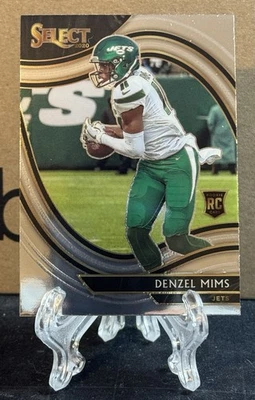 2020 Panini Select Field Level Denzel Mims #363 Silver Prizm (RC) New York Jets - Image 1 of 2