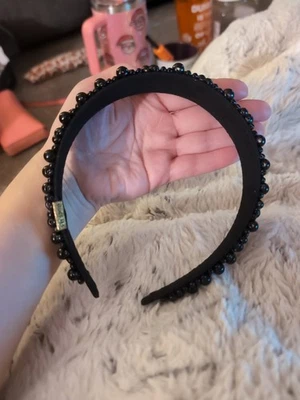 Wicked Elphaba Black Pearl Headband New  Scunci - Image 1 of 4