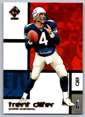2002 Pacific Red Trent Dilfer Seattle Seahawks #255 - Image 1 of 2
