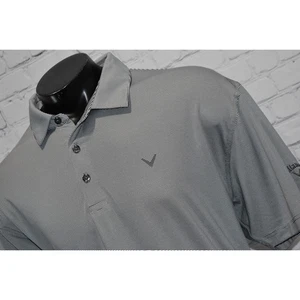 Callaway Golf Polo Shirt Mens Size 2XB BIG Gray Performance Polyester Opti-Dri  - Picture 1 of 7