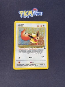Pokemon Juego de Cartas Coleccionables Eevee 11 Black Star Promo Holo LP. - Imagen 1 de 4