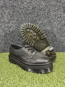 Dr. Martens 1461 EXP Women’s Size 8 US Black Leather Shoes Bex Grid Ripstop New - Picture 1 of 8
