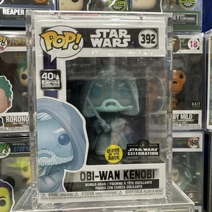 Funko Pop! Obi-Wan Kenobi #392 Star Wars Celebration 2020 Glow LE 3000 PCs - Imagen 1 de 10