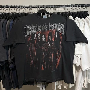 Vintage 2003 Cradle Of Filth Damnation Every Day US Tour Shirt XL Black Metal - Picture 1 of 5