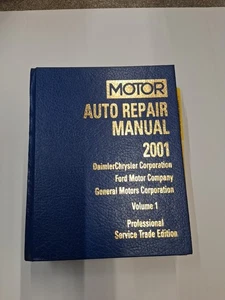 2001 MOTOR AUTO REPAIR MANUAL - Picture 1 of 11