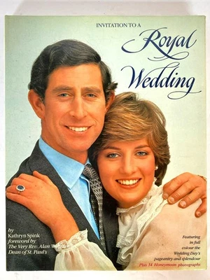 Invitation to a Royal Wedding Princess Diana England Hardcover Vintage RARE 1981 - Image 1 of 4