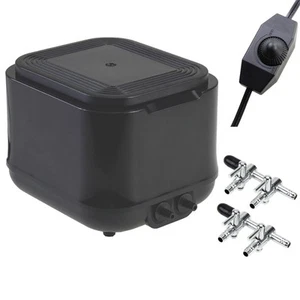 Powerful Aquarium Air Pump, 250GPH, 10W, Dual Outlets, for up to 300 Gallon F... - Picture 1 of 5