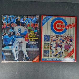 Chicago Cubs 1989 NLCS Magazine & Cubs Win 1984 Celebration Book Collectors Edit - Picture 1 of 10