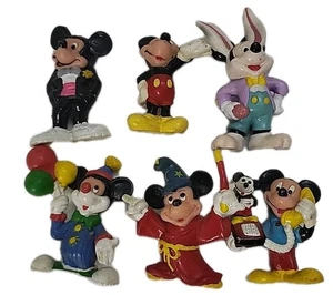 Lote De 6 Figuras De PVC Mickey Mouse De Colección Disney Aplausos  - Imagen 1 de 6