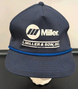 De colección L. Miller & Son, Inc Cuerda Snapback Sombrero Azul Youngan - Imagen 1 de 8
