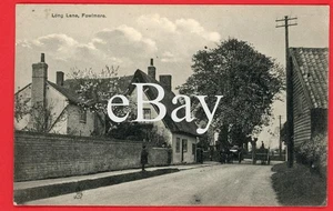 Vintage POSTCARD Long Lane FOWLMERE Cambridgeshire Printed card Posted 1915 - Picture 1 of 2