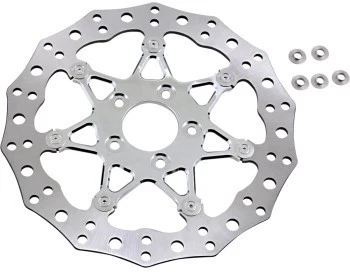 Arlen Ness 11,8 pulgadas Rotor de freno delantero flotante de dos piezas - Procross 33-10102-202 Foto 1 de 3