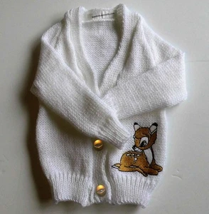 Disney's Bambi Knitted baby cardigan (New) choice of sizes and colours - Picture 1 of 28