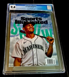 JULIO RODRIGUEZ ROOKIE RARE 1st SPORTS ILLUSTRATED 2023 SEATTLE MARINERS CGC 9.4 - Picture 1 of 3