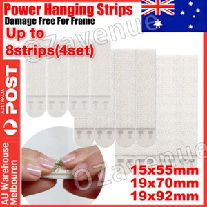 3M Command Picture Hanging Strips Damage Free SMALL MEDIUM LARGE (4-96pc) - Picture 1 of 15