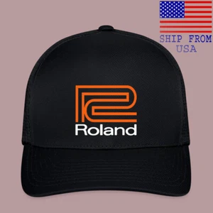 Roland Teclado Guitarras Negro Gorra de Béisbol Sombrero Adulto Talla S/M y L/XL - Imagen 1 de 4