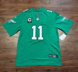 NUEVO CON ETIQUETAS AJ Marrón Philadelphia Eagles Nike Dri-Fit Jersey Talla XL NFL Fútbol NUEVO - Imagen 1 de 6