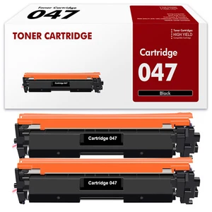2PK Black Canon 047 Toner for Canon 047 ImageCLASS MF113W MF112 LBP113W LBP112 - Imagen 1 de 8