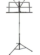 LEGGIO MUSICALE PIEGHEVOLE RICHIUDIBILE NERO CON BORSA SPARTITI MUSICA CUSTODIA