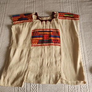 Vintage Maya Huipil Guatemala/Messico colorato - Foto 1 di 11
