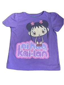 Ni hao Kai-Lan Girls 12 - 18 Months Nick Jr Toddler Purple T shirt Tee Old Navy - Picture 1 of 5