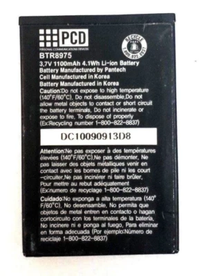 Batería BTR8975 para PCD Pantech UTStarcom PCD-8975 BTR8975 CDM8975 1100mAh OEM Foto 1 de 4