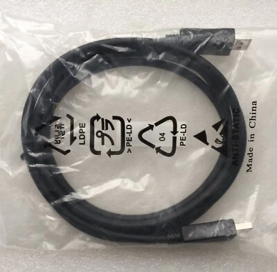New Original OEM LG EAD63127606 2m 20P Black DP Assembly Cable for LG Monitor TV - Image 1 of 3
