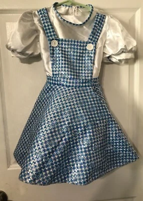 Mago de Oz Lentejuelas Dorothy Deluxe Disfraz Infantil Niño Pequeño Vestido Solo  Foto 1 de 3