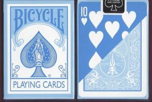 Bicicleta Moda Azul Reverso Cara Tarjetas de Juego - Imagen 1 de 1