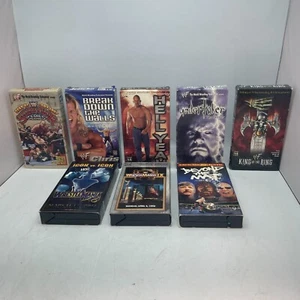 Lot of 8 WWF VHS Attitude Era Chris Jericho Undertaker Stone Cold Hulk Hogan - Picture 1 of 9