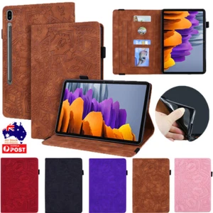 For Samsung Galaxy Tab S9 FE X510 S9 FE+ X616 Tablet PU Leather Case Stand Cover - Picture 1 of 78