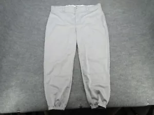 Wilson Pants Mens 2XL Gray Baseball Pants Softball Athletic Wear Adult XXL NEW - Picture 1 of 16