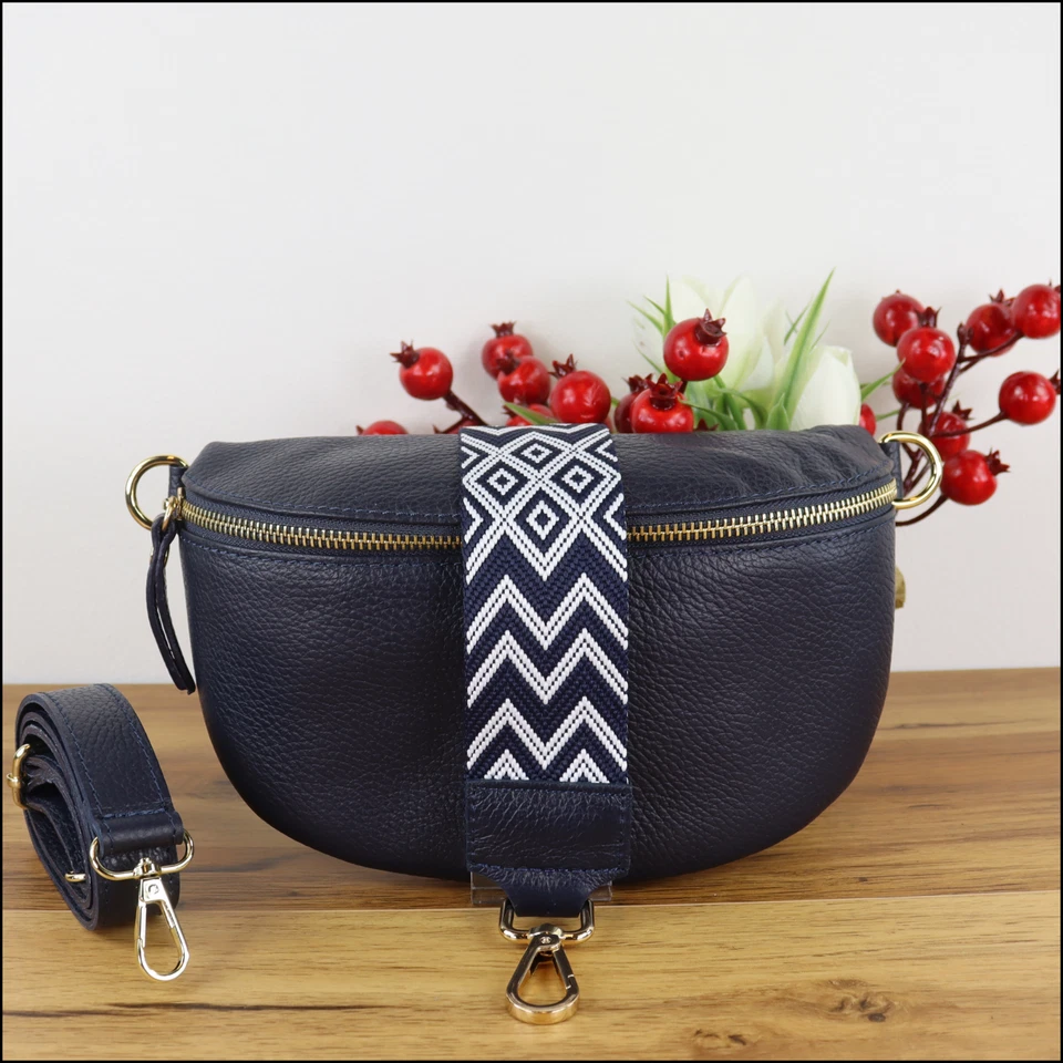 Crossbody Bag Damen, Umhängetasche Damen Leder, Bauchtasche Leder, Crossbag