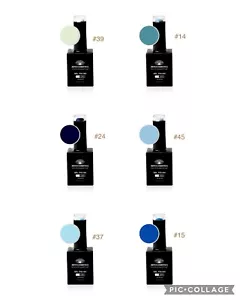 6X BLAU FARBETON NAGEL GELLACK NAILS UV LED REVOCOSMETICS 15ml Soak Magic Gel - Bild 1 von 9